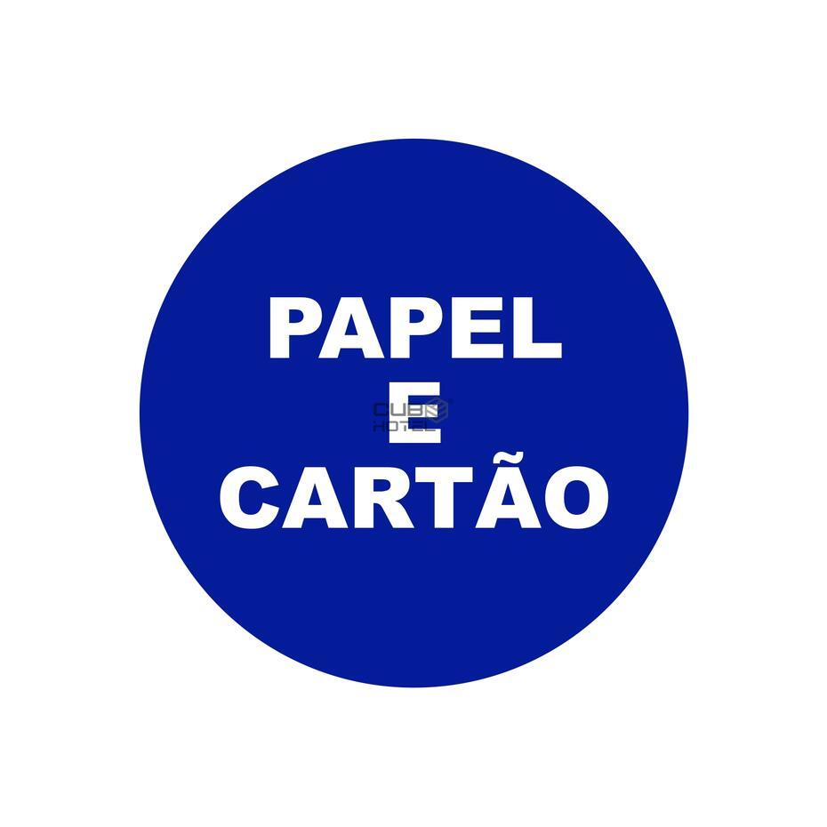 Paper and cardboard vinyl sticker